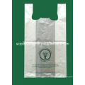 HDPE Whitte T-Shirt Plastic Shopping Bag